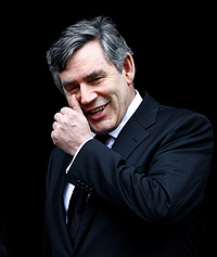 Gordon Brown, primer ministro britnico.