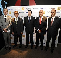 Antonio Fernández- Galiano, Armando García Otero, Borja Prado, Miguel Sebastián e Iñigo Aranzabal