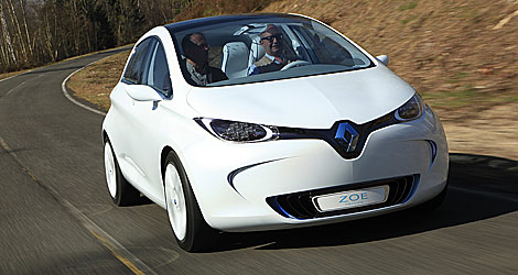 Al volante del Zoe, un nuevo Renault elctrico