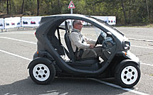 Al volante del Renault Twizy