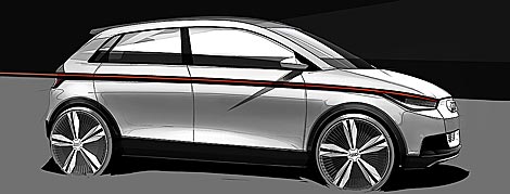 Audi A2 Concept: pequeo urbano elctrico