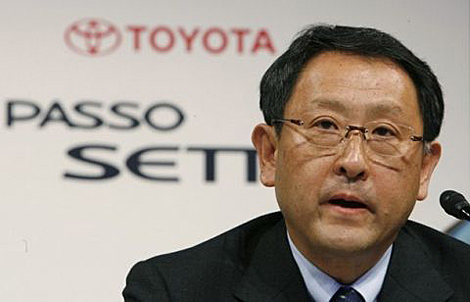 Akio Toyoda, presidente del grupo japons