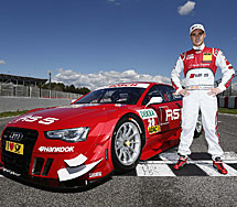 Miguel Molina con el Audi RS 5 DTM