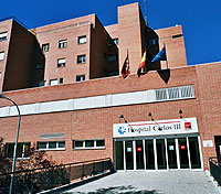 Fachada del Hospital Carlos III de Madrid
