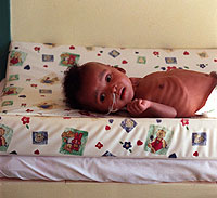 Beb sudafricano seropositivo. En este pas el sida es ya la principal causa de muerte. (Foto: Denis Farrell | AP)