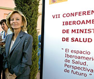 Elena Salgado en la inauguracin de la VII Conferencia Iberoamericana de Ministros de Salud (Foto: Miguel ngel Molina | EFE)