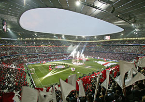El Allianz Arena, una de las sedes del Mundial 2006 (Foto: AP | Uwe Lein)