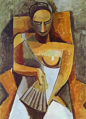 'Mujer con abanico', Pablo Picasso (1908)