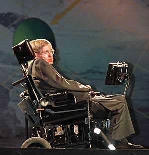 El cientfico S. Hawking durante un acto en Santiago. (Foto: Reuters)