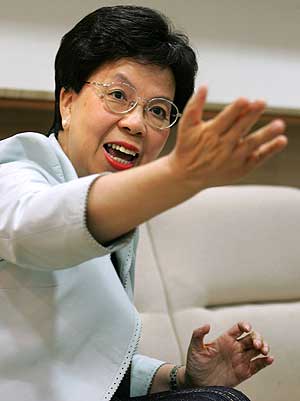 Margaret Chan durante una rueda de prensa. (Foto: AFP)