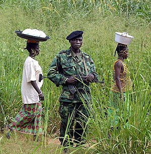 Uno de los soldados rebeldes en la Repblica Democrtica del Congo. (Foto: AFP)