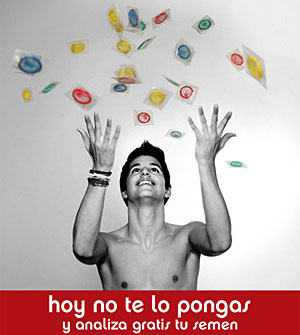 Detalle de un cartel que anuncia el estudio. (www.hoynotelopongas.com)
