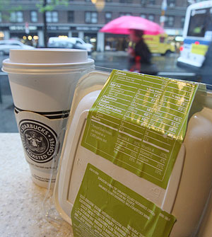 Starbuck's ya incluye el etiquetado obligatorio. (Foto: AFP | Don Emmert)