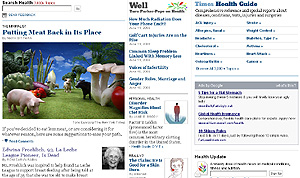 Seccin de salud del diario 'The New York Times' (www.nytimes.com)