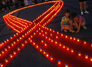 Celebracin contra el sida en Belgrado. (Foto: Marko Djurica | Reuters)
