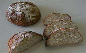 Pan elaborado a partir de harina de arroz por el CSIC para celacos. (Fotos: CSIC)