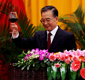 Wen Jiabao durante el Da Nacional Chino, en una imagen de archivo. (Foto: EFE | Guang Niu)