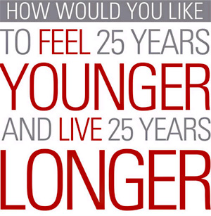 'Cómo se sentiría con 25 años menos', reza la publicidad (Foto: Shaklee)