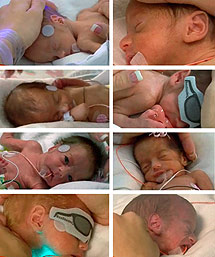 Los octillizos nacieron el 26 de enero. | Reuters