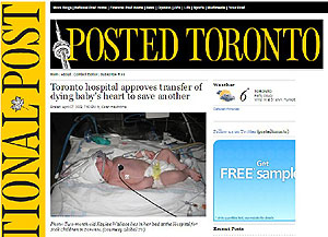Los medios canadienses siguen el tema con inters. En la imagen, la portada del National Post