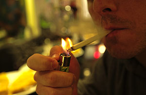 La sociedad demanda ms rigor en la proteccin de los no fumadores. (Foto: Carlos Garca)