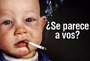 Campaa uruguaya que alerta sobre el tabaquismo pasivo. (Foto: El Mundo)