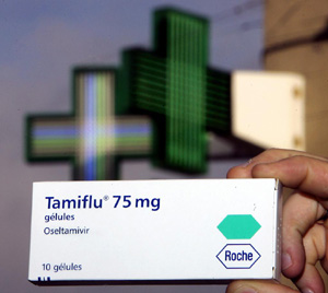 Imagen de una caja del medicamento Tamiflu de Roche. (Foto: AP)