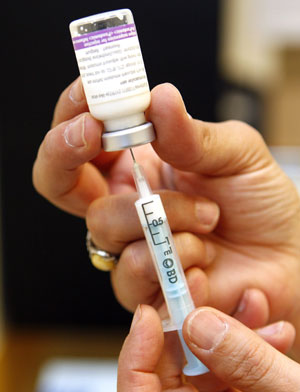 La vacuna de la gripe A. (Foto: Efe)