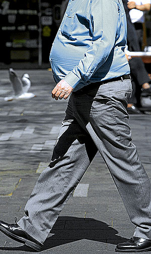 El nmero de personas con sobrepeso est aumentando en Espaa. (Foto: Greg Wood | AFP)