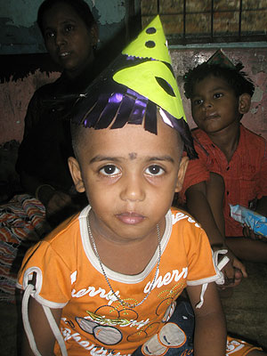 Saphina, de seis aos, una de las nias del 'slum'. (Fotos: I.F.L) Vea el lbum de fotos