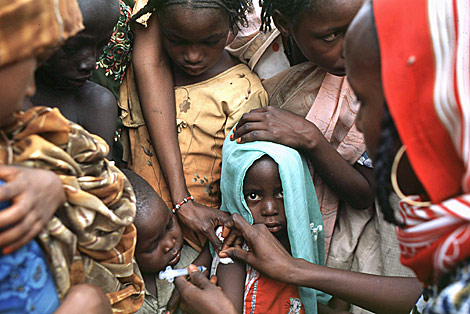 Nios enfermos de meningitis en el Chad | Dieter Telemans
