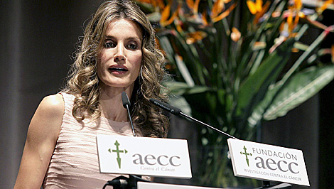 La Princesa de Asturias durante la entrega del galardn. | EFE | Cristbal Garca