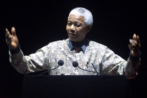 Nelson Mandela en la Conferencia del Sida de 2000. | Reuters