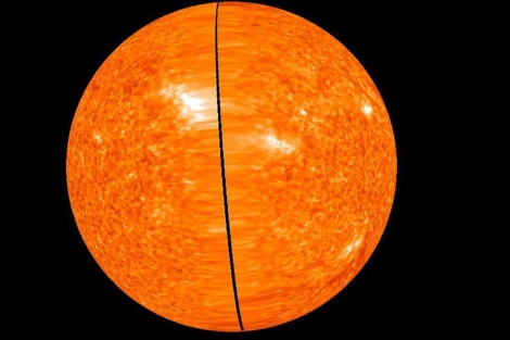 Foto cedida por la NASA de la superficie solar y su atmsfera.