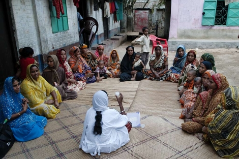 Programa del Fondo Mundial en Bangladesh. | The Global Fund. Thierry Falise