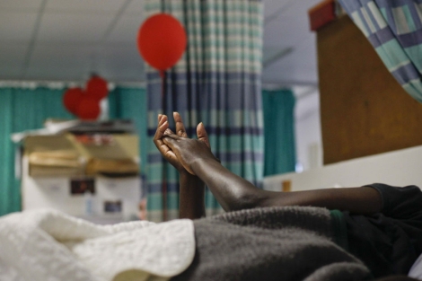Un paciente con sida en Durban (Sudfrica).| Efe