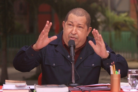 Hugo Chávez, durante un acto oficial celebrado hace unos días. | Efe