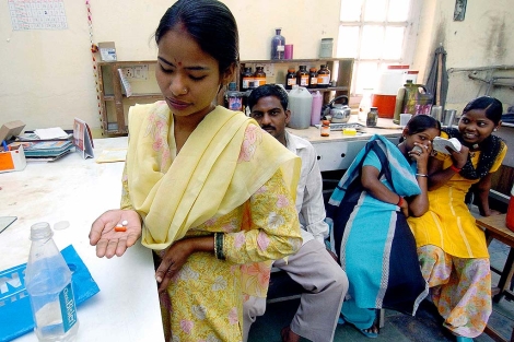 Pacientes con TB reciben tratamiento en un hospital de Nueva Delhi.| Prakash Singh | AFP