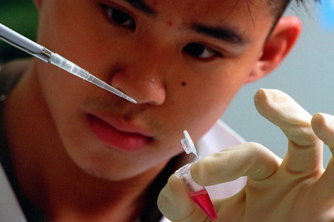 Un laboratorio de investigación del VIH.| Ap | Jeffrey Tse