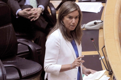 Ana Mato, hoy en el Senado.| Kiko Huesca | Efe