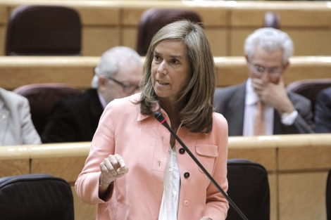 Ana Mato durante su comparecencia en la sesin de control del Senado. | Efe