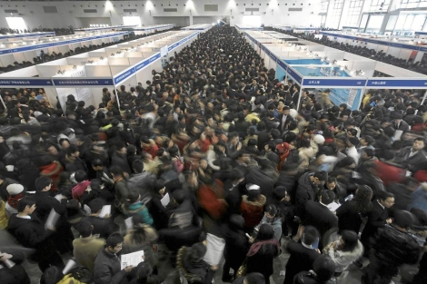 Feria laboral de Pekn. | Reuters