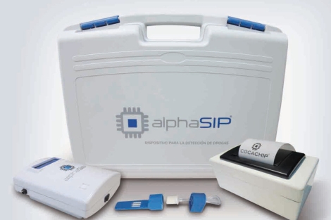 Imagen del dispositivo de deteccin de drogas. | Alphasip