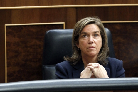Ana Mato , al inicio hoy de la sesin de control al Gobierno. | Efe