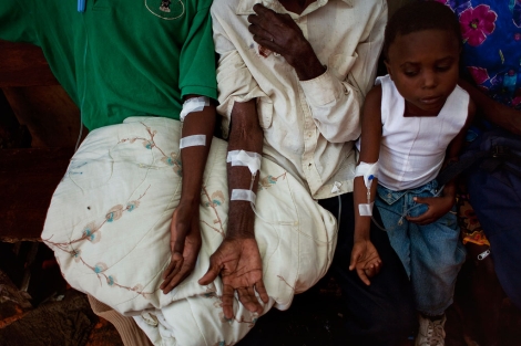 Varios enfermos de clera en Hait