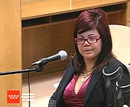 Miriam Alonso, durante el juicio