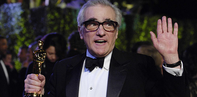 Imagen de Martin Scorsese, con el Oscar