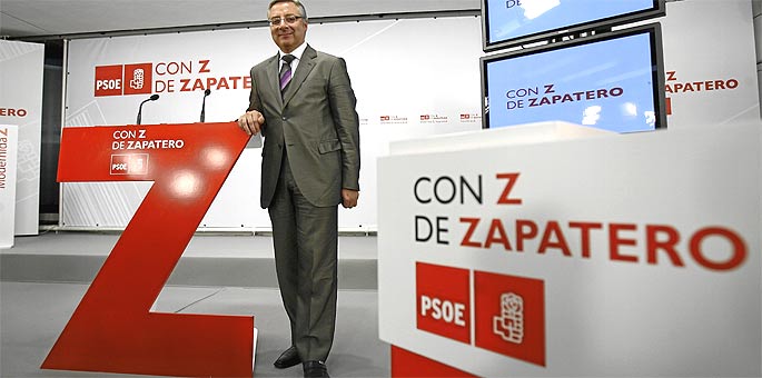 José Blanco, en el acto de presentación de la campaña 'Con Z de Zapatero'