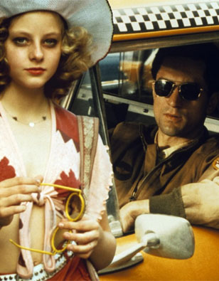 Robert de Niro y jodie Foster, en 'Taxi Driver'