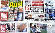 Las portadas de los diarios alemanes./EFE
